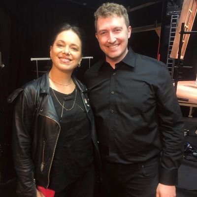 Conor McCarthy - with Imelda May during Mother of all the Behans